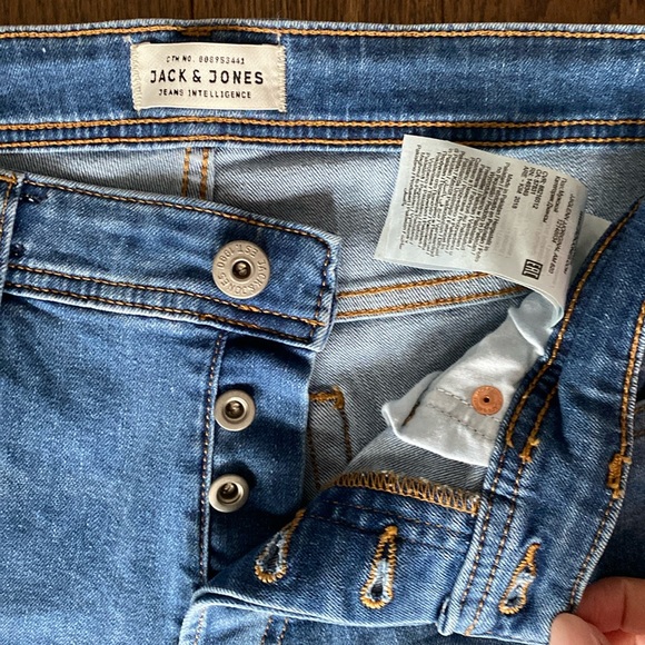 NWOT Jack & Jones Glenn Icon Super-Stretch Slim-Fit Jeans - Picture 3 of 6